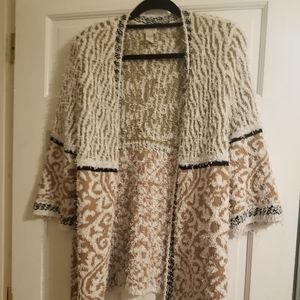 Chico's size 2 open front sweater